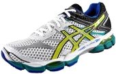 Asics Gel Cumulus 16 New 2015 - White / Yellow / Black