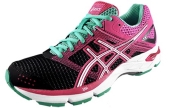 Asics Gel Phoenix 7 Womens New 2015 - Black / White / Pink / Turqoise