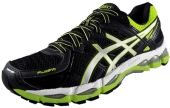 Asics Gel Kayano 21 New 2015 - Black / Silver / Flash Yellow