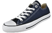 Converse All Star Lo Junior - Navy / White