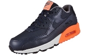 Nike Air Max 90 Premium - Dark Navy / Orange