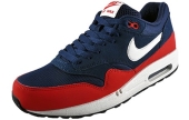 Nike Air Max 1 Essential New 2015 - Midnight Navy / University Red