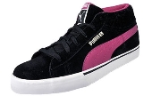 Puma Suede Womens Junior - Black / Purple