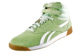 Reebok Classic Freestyle Hi Suede Womens - Pastel Green / White