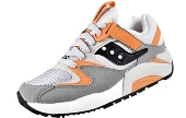 Saucony Grid 9000 Womens - Grey / Orange