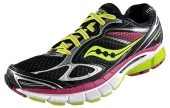 Saucony Guide 7 Womens - Black / Citron / Berry